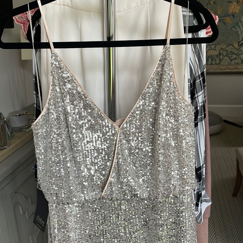 New with tags, Aiden Maddox, sequin jumpsuit